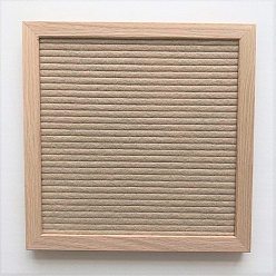 Персиковый Слойка Доски для писем из фетра, сменные деревянные доски для объявлений, квадратный, розовые, 250x250 мм