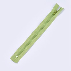 Зеленый газон Аксессуары для одежды, нейлоновая застежка-молния, Компоненты застежки-молнии, зеленый газон, 23.5~24x2.5 см