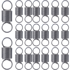Черный Цвет Металла 20 шт. наконечники шнура из нержавеющей стали, металлический черный , 15x5x5 мм, отверстие : 4 мм