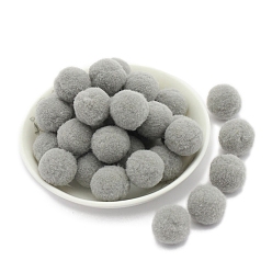 Светло-серый Полиэстеровый мяч, аксессуары для костюма, аксессуары, круглые, светло-серый, 30 мм, 20 шт / пакет