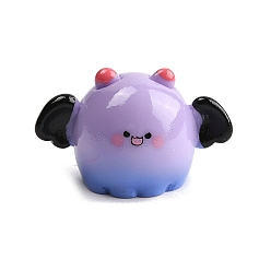 Bat Статуэтки из смолы на хеллоуин для украшения рабочего стола в домашнем офисе, летучая мышь, 18x29.5x18 мм