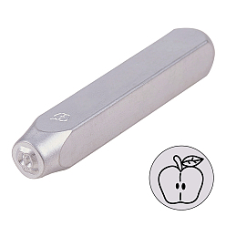 Платина Железо металлические марки, яблочные узоры, платина, 65.5x10 мм