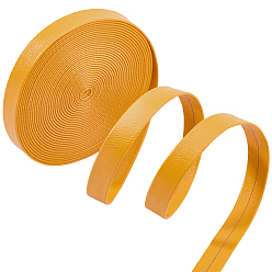 (932FM) Темно-синий аква-матовый с подкладкой Ленты из искусственной кожи, для сумок, изготовление ювелирных изделий, сделай сам крафт, темно-золотистые, 1/2 дюйм (12 мм), около 5.47 ярдов (5 м) / пачка