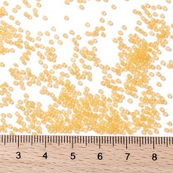 (148F) Ceylon Frost Peach Cobbler TOHO Round Seed Beads, Japanese Seed Beads, Frosted, (148F) Ceylon Frost Peach Cobbler, 15/0, 1.5mm, Hole: 0.7mm, about 15000pcs/50g