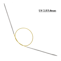 Случайный цвет 304 Круговые спицы из нержавеющей стали, спицы с двойным острием, Со сталью, случайный цвет, 650x3 мм