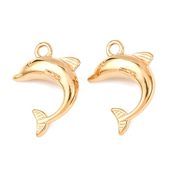 Золотой 304 подвески из нержавеющей стали, дельфин, вакуумное покрытие pvd, золотые, 18x13.5x7 мм, отверстие : 1.8 мм