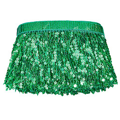 Зеленый Полиэстер и аксессуары для одежды для животных, с пластиковыми лазерными пайетками, зелёные, 6-3/4 дюйм (170 мм)