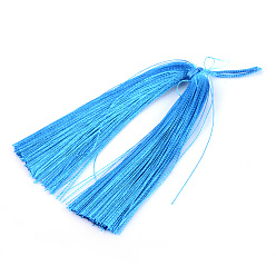 Bleu Ciel Clair Nylon panicule décoration, lumière bleu ciel, 85x5mm