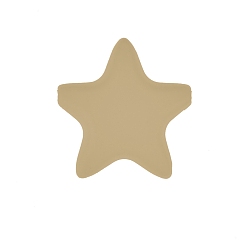 Верблюжий Звезды силиконовые бусины, верблюжие, 35x35 мм