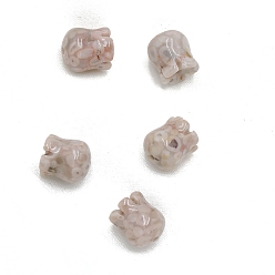 Cherry Blossom Agate Natural Cherry Blossom Agate Beads, Undyed, Lily of the Valley, 11x10mm, Hole: 1~1.2mm