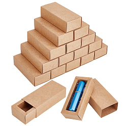 Цвет Древесины Складные бумажные подарочные упаковочные коробки-ящики, прямоугольные, деревесиные, 9.7x4.4x3 см