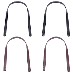 (52) Непрозрачная лаванда 2пары 2цвета pu кожаный ремешок для сумки с цепочкой, аксессуары для замены сумок, разноцветные, 61.8x1.85x0.35 см, отверстие : 2 мм, 1 пара / цвет