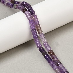 Аметист Природный аметист нитей бисера, бантом, 12x6 мм, отверстие : 0.8 мм, около 32 шт / нитка, 15.16'' (38.5 см)
