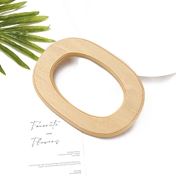 Oval Деревянная ручка для аксессуаров для сумок ручной работы, овальные, 170 mm.