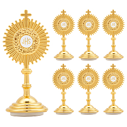 Золотой 8шт. украшения для витрины JHS Grail из сплава, с эмалью, для декора домашнего и офисного стола, золотые, 29x26x65 мм