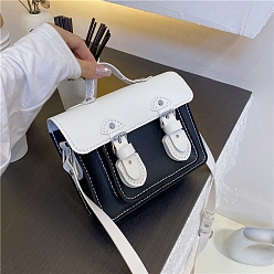 Черный Набор сумок через плечо своими руками, включая материалы сумки из искусственной кожи, чёрные, 145x185x65 мм