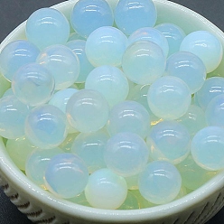 Опал Опалитовый хрустальный шар, Украшения из энергетического камня Рейки для исцеления, медитация, колдовство, 8 мм