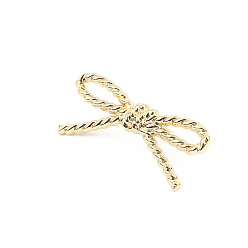 Light Gold Застежки из цинкового сплава с бантом, для кошелька, изготовление сумочек, золотой свет, 28x60x4.5 мм