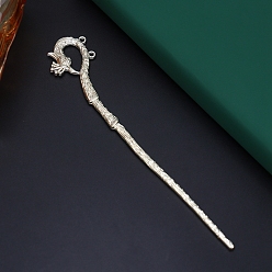 Платина Сплавочная фурнитура для шпильки, феникс, платина, 167x32 мм