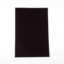 Coconut Brown Jewelry Flocking Cloth, Polyester, Self-adhesive Fabric, Rectangle, Coconut Brown, 29.5x20x0.07cm