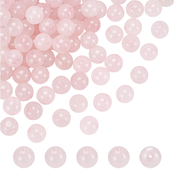 Розовый Кварц 2 нити бусины из натурального розового кварца нити, круглые, окрашенные, 8 мм, отверстие : 1 мм, около 46~48 шт / нитка, 15 дюйм
