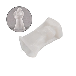 Book Статуэтка ангела своими руками, силиконовые формы, Портретная скульптура, формы для литья из смолы, для уф-смолы, изготовление изделий из эпоксидной смолы, шаблон книги, 67x70x116 мм, внутренний диаметр: 57x60x115 мм