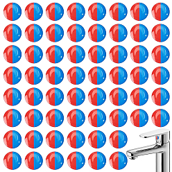 Colorido Marcado de agua fría y caliente de PVC para grifo, rondo, colorido, 10x1 mm
