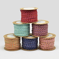 Mixed Color Nylon Thread, Mixed Color, 2mm, about 20yards/roll