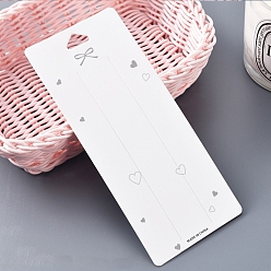 Белый Карты дисплея скрепки для волос, заколки для волос украшения аксессуары для волос, белые, 10x6 см
