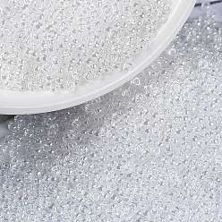 (RR160) Хрустальный Блеск Миюки круглые бусины рокайль, японский бисер, 15/0, (rr 160) кристаллический блеск, 1.5 мм, отверстия : 0.7 mm, около 250000 шт / фунт