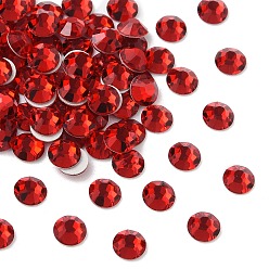 90070 Light Siam Preciosa® maxima crystal без горячей фиксации плоские камни, чешский хрусталь, срыв твердой мозговой оболочки, круглый(438 11 615 шатон-роза), 90070 светлый сиам, ss 16 (3.8~4 мм)