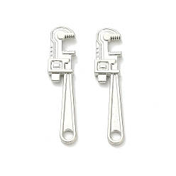 Tool Подвески из сплава , подвески для инструментов, без свинца и без кадмия, платина, трубный ключ, 31.5x7.5x2.5 мм, отверстие : 2.5 мм, Около 793 шт / 1000 г