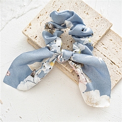 Light Steel Blue Cloth Hair Ties, Light Steel Blue, 150mm