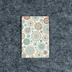 Цветок 100бумажные карточки для демонстрации ювелирных изделий для сережек и ожерелий, прямоугольные, цветок, 9x6 см