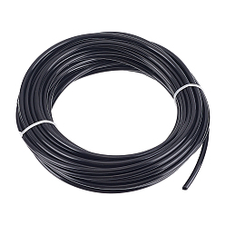 Черный 10м полиуретановая воздушная трубка, пневматические трубки, чёрные, 4 мм, внутренний диаметр: 2.5 мм