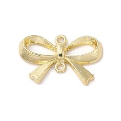 Золотой Подвески из сплава для покрытия стойки, бантом ссылки, золотые, 14x21x3 мм, отверстие : 1.2 мм