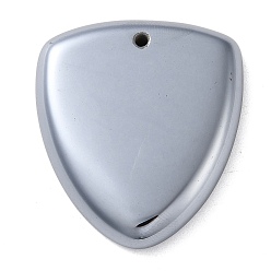 Треугольник Подвески из синтетического терагерцового камня, геометрические прелести, треугольные, 39x34.5x7 мм, отверстие : 1.8 мм