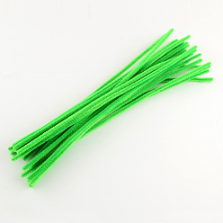 Spring Green 11.8 inch Pipe Cleaners, DIY Chenille Stem Tinsel Garland Craft Wire, Spring Green, 300x5mm