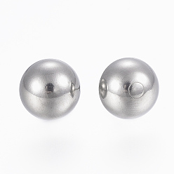Stainless Steel Color Non-Tarnish 201 Stainless Steel Stud Earring Findings, with 304 Stainless Steel Pins, Half Round, Stainless Steel Color, 15x9x5mm, Pin: 0.8mm