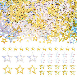 (52) Непрозрачная лаванда 2 наборы 2 цветные пластиковые кабошоны, Аксессуары для наполнения кристаллическими эпоксидными смолами своими руками, разноцветные, 19~37x20~40x0.2 мм, 1 набор / цвет