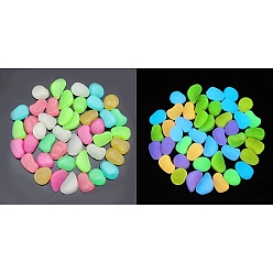 Random Color Plastic Imitation Luminous Stone Display Decoration, Nuggest, Random Color, 27mm