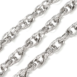 Нержавеющая Сталь Цвет 304 из нержавеющей стали веревочные сети, несварные, с катушкой, цвет нержавеющей стали, 10x7x2 мм