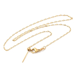 Золотой 304 колье-цепочка из нержавеющей стали для женщин, для изготовления колье из бисера, золотые, 16.77 дюйм (42.6 см)