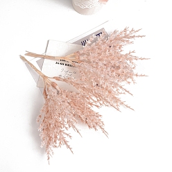 Гейнсборо Искусственные замороженные ветки из пластика и железа, для свадьбы, внутреннего, наружного, домашнего, садового, крыльца, оконного, растительного украшения, светло-серые, 190 мм, 6 шт / комплект