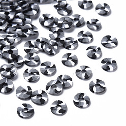 Серый Бусины из полимерной глины , Диск / плоские круглые, Heishi бусы, серые, 6x1 мм, отверстие : 1.8 мм, Около 27000~29500 шт / 1000 г