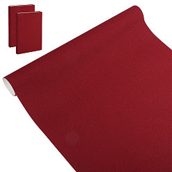 Средний Фиолетово-красный 3 стили эластичных полиэфирных тканей, с бумажной спиной, для переплета книг, средне фиолетовый красный, 1000x431x0.4 мм