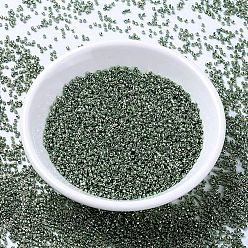 (DB1845) Duracoat Galvanized Sea Green MIYUKI Delica Beads, Cylinder, Japanese Seed Beads, 11/0, (DB1845) Duracoat Galvanized Sea Green, 1.3x1.6mm, Hole: 0.8mm, about 2000pcs/bottle, 10g/bottle