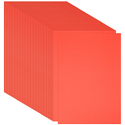 Red Rectangle Cardstock Paper, Craft Paper for Scrapbooking & DIY Projects, Red, 297x210x0.3mm