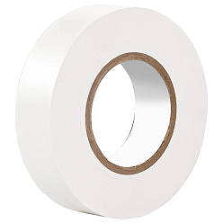 Белый 1 рулон ПВХ-пластиковой водонепроницаемой самоклеящейся ленты, белые, 18 мм, 20 м / рулон