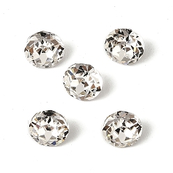 Кристалл Стеклянные стразы кабошоны, задние и задние, граненые, квадратный, алмаз, кристалл, 8x5 мм